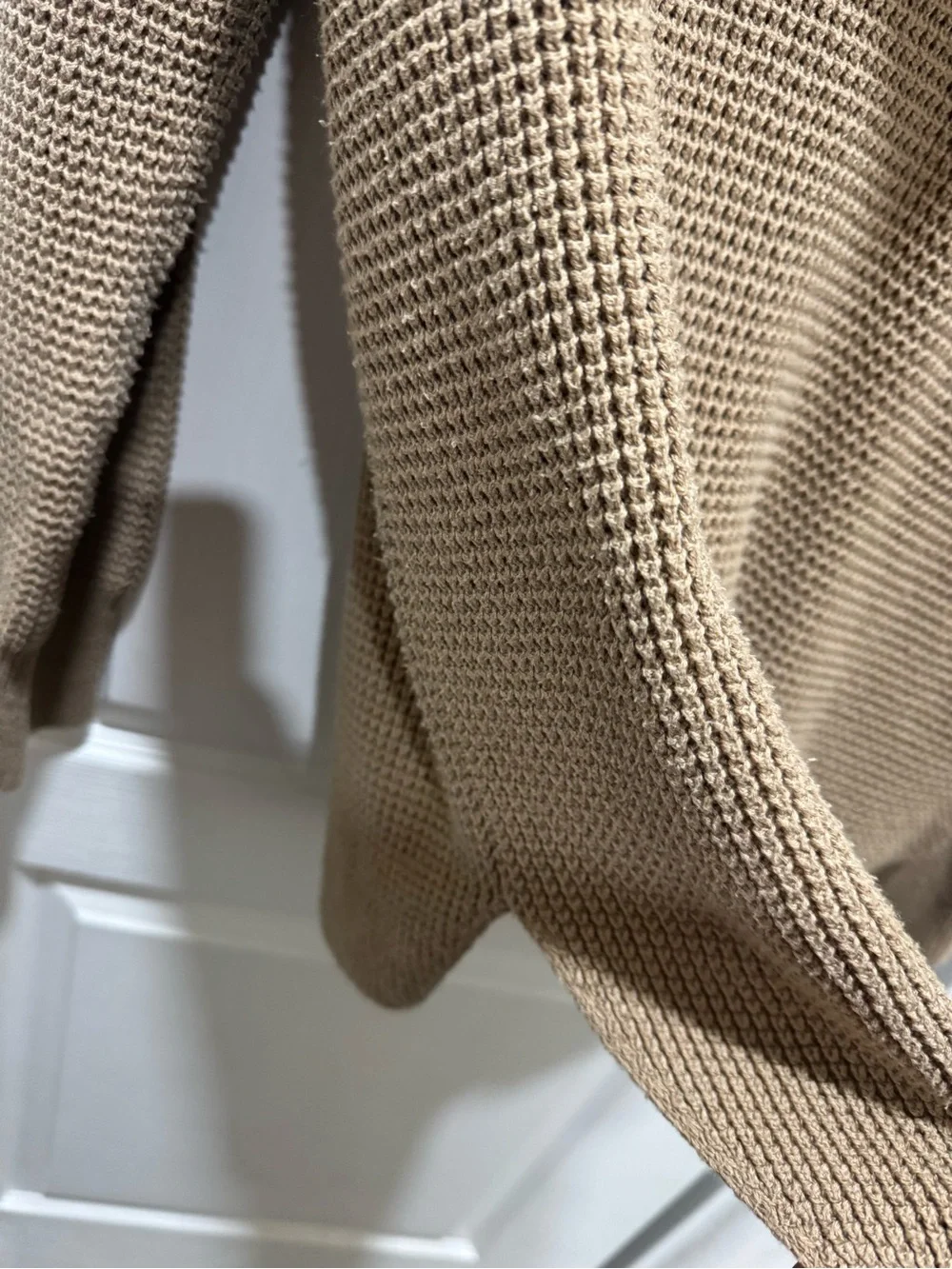 Michael Kors Women’s Large Camel Cowl Neck Oversized Knit Sweater
